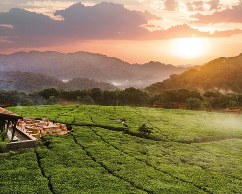 Ruanda Sonnenuntergang