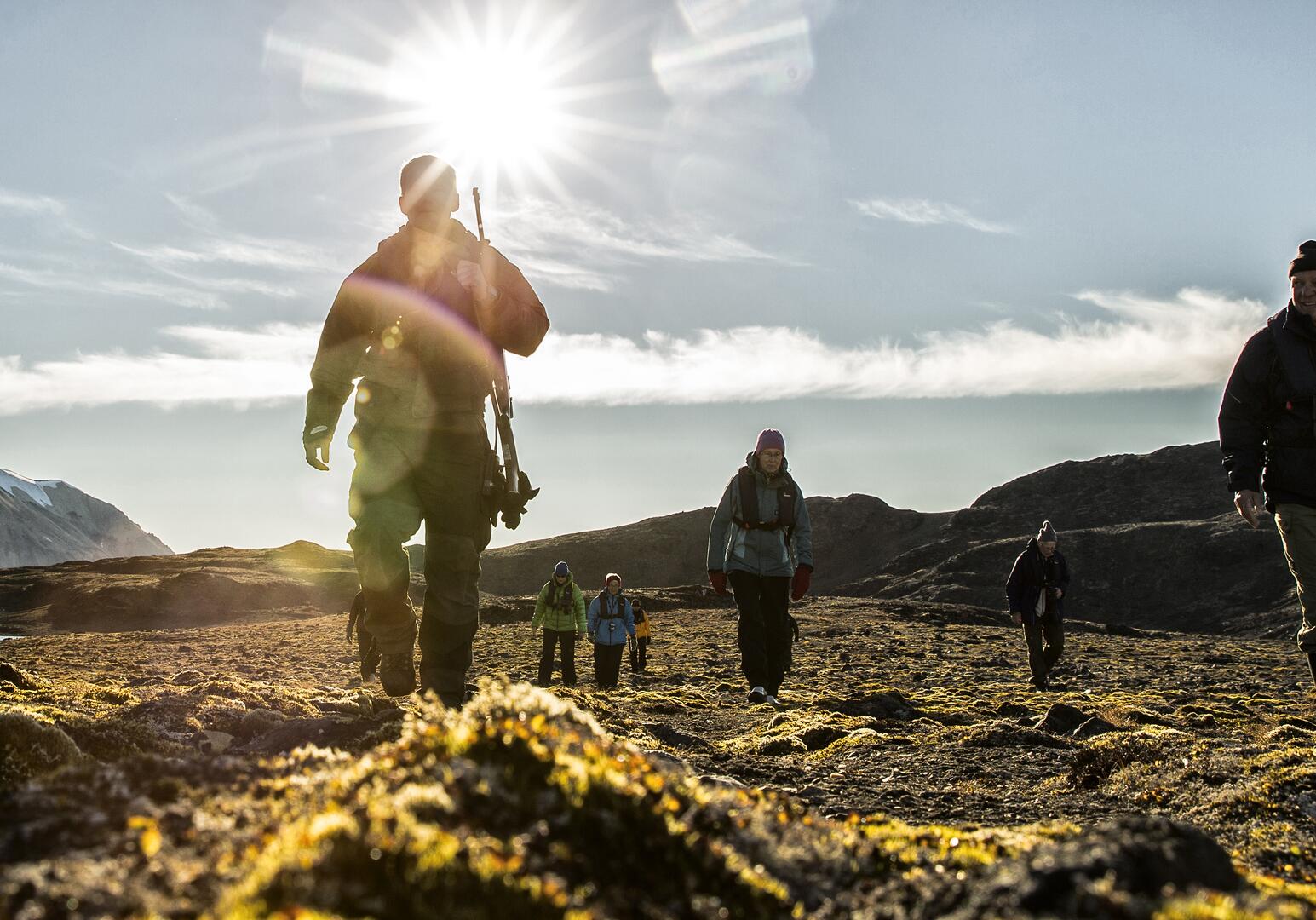 Anlandung auf Svalbard