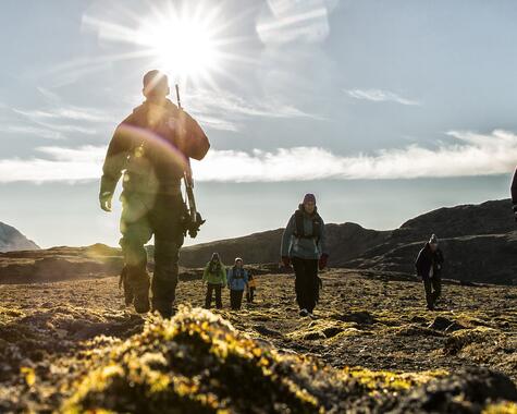 Anlandung auf Svalbard