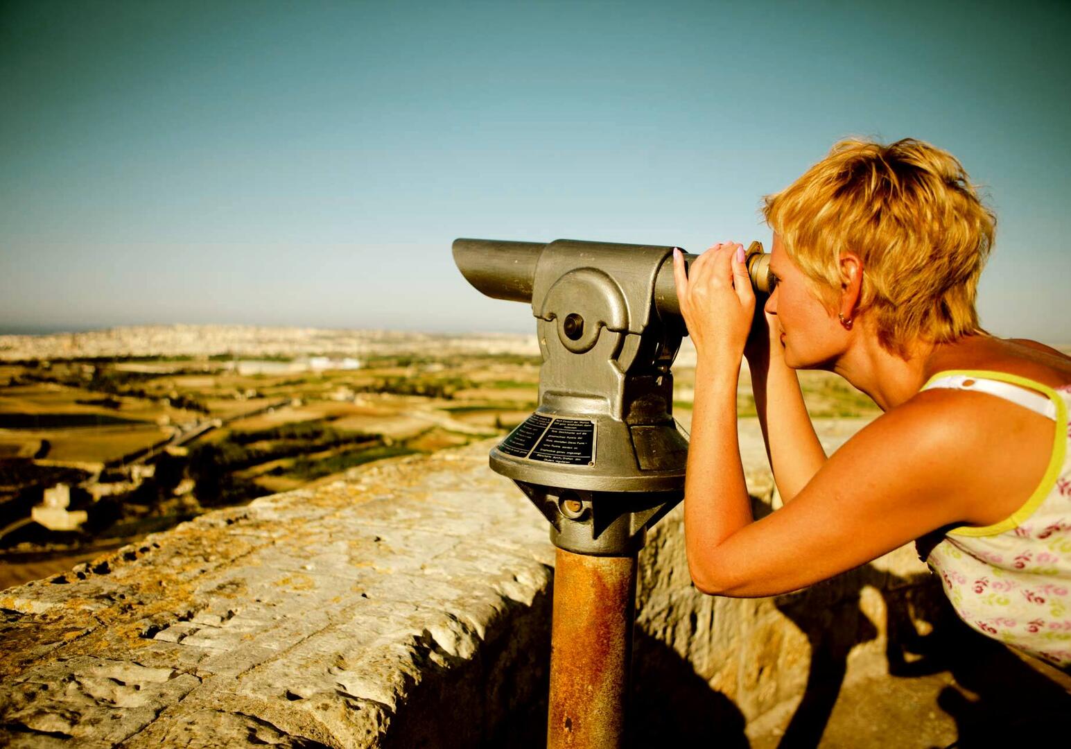 Malta Ausblick auf Maltesische Landschaft