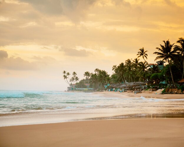 Sri Lanka Strand von Hikkaduwa