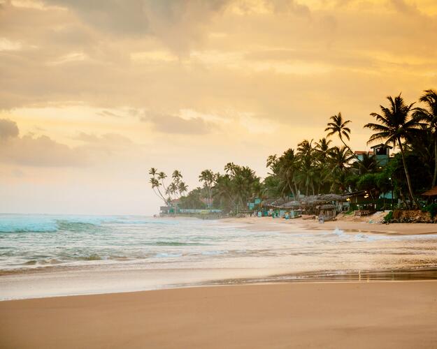 Sri Lanka Strand von Hikkaduwa