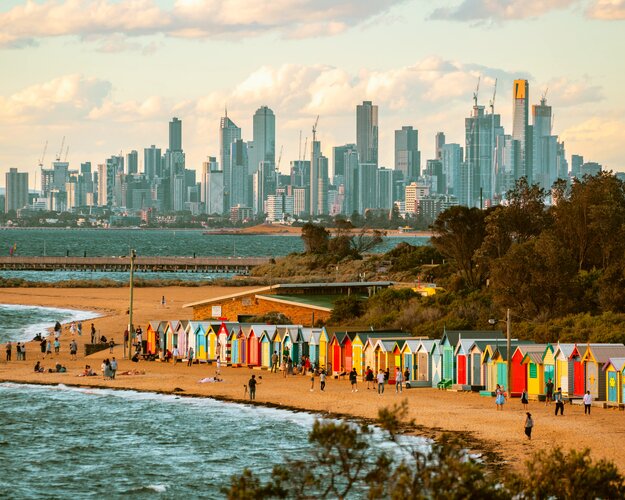 Australien nur das Beste - Melbourne Skyline