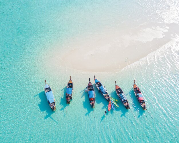 Boote am Persischen Golf auf Manama Bahrain