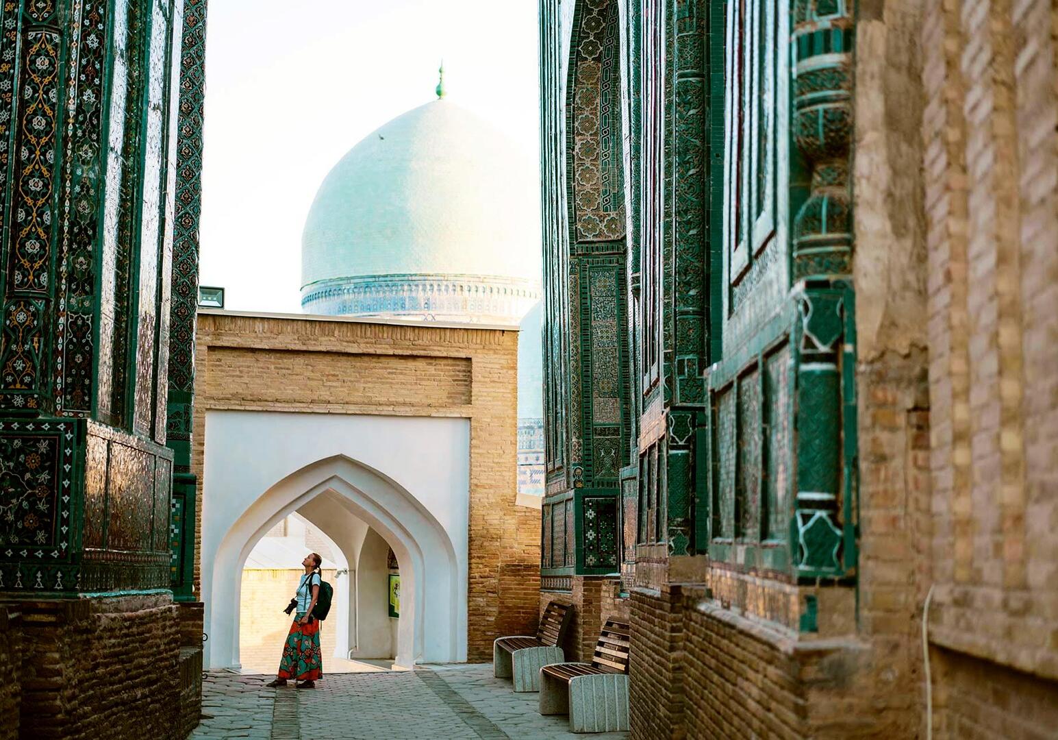 Samarkand Seidenstraße Mausoleum
