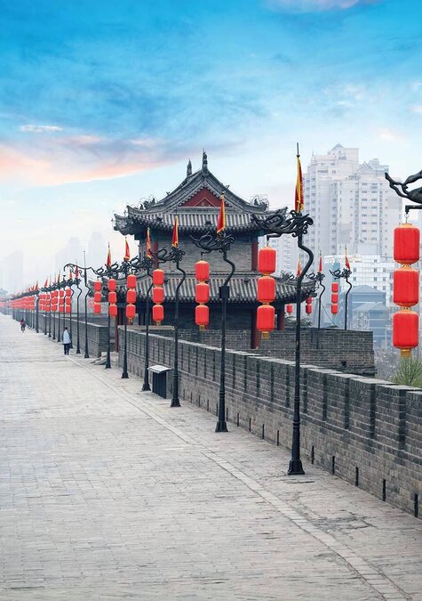 Xian Seidenstraße Stadtmauer