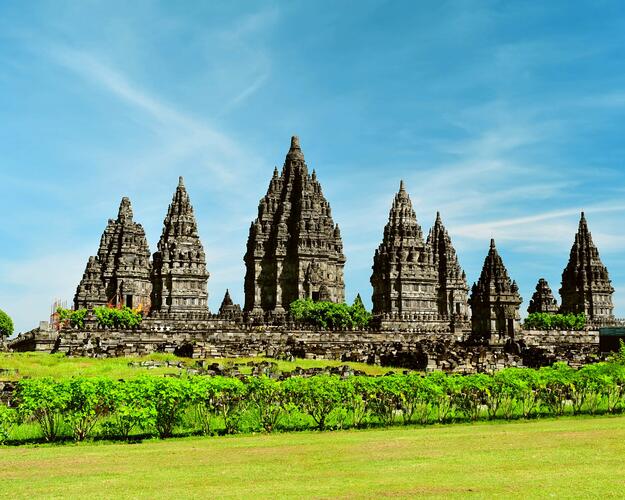 Panorama Indonesien Prambanan Tempel