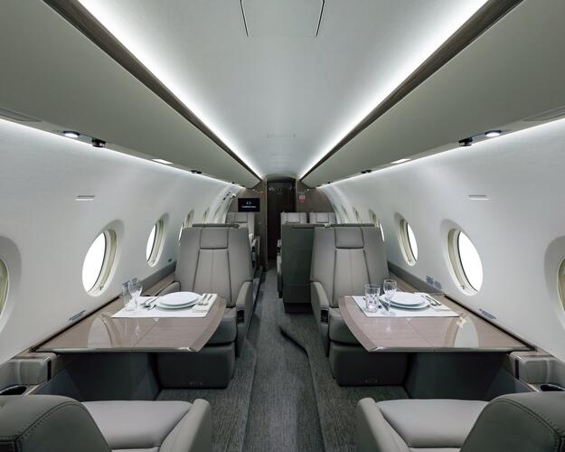 Privatjet Gulfstream G-280 Innenansicht
