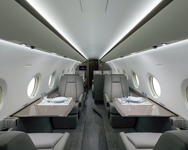 Privatjet Gulfstream G-280 Innenansicht