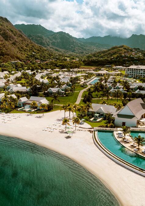 Sandals St.Vincet Aerial View