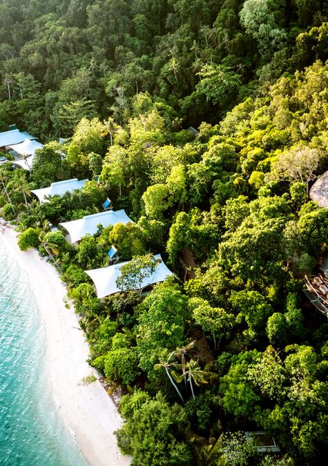 Bawah Reserve Aerial View