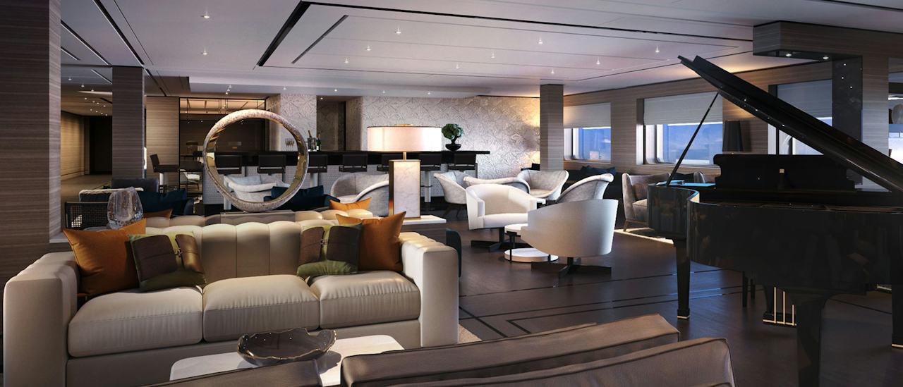 Das Living Room ist eine Bar, die abends Cocktails und kulinarische Köstlichkeiten serviert