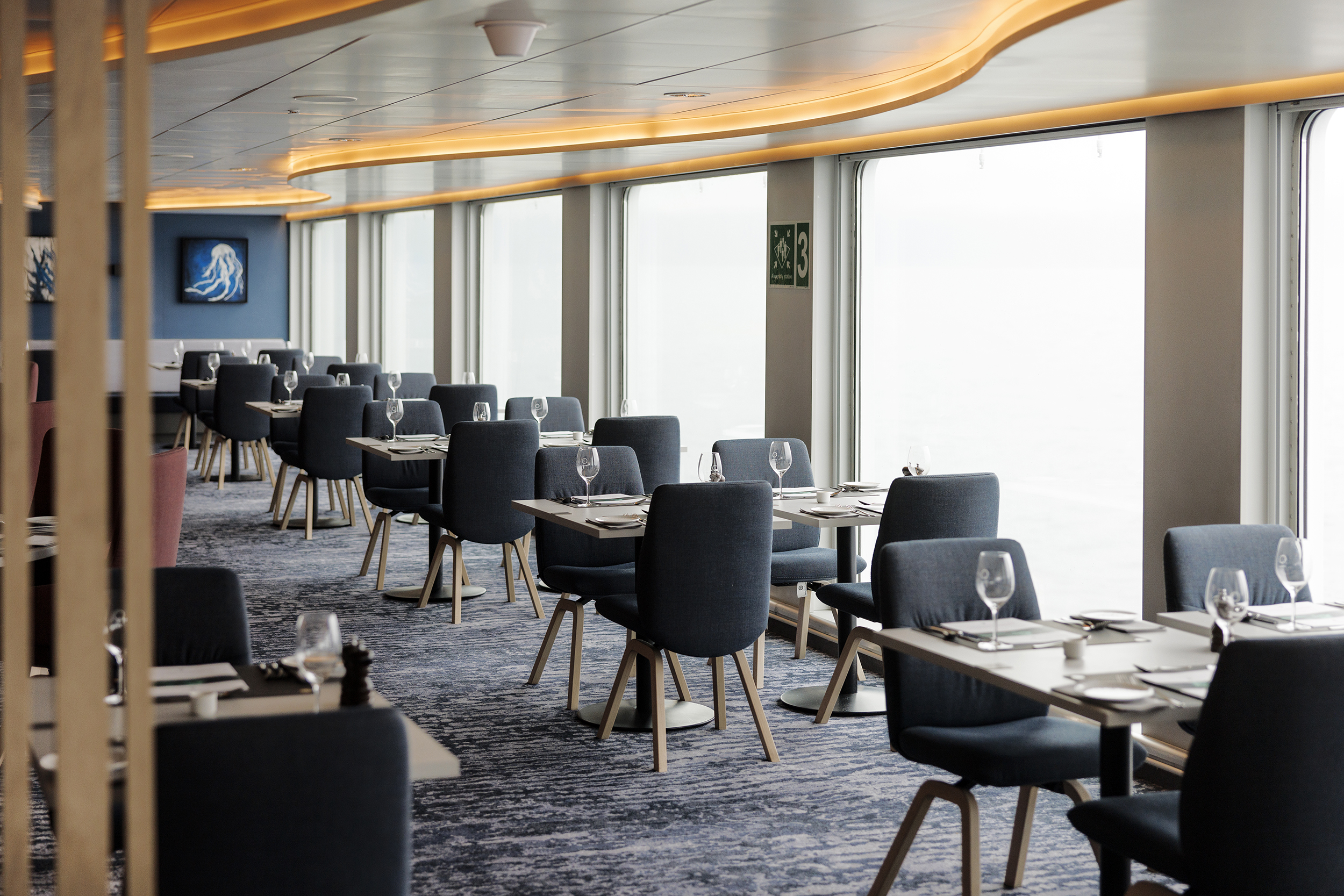 Genießen Sie Frühstück, Mittag- und Abendessen im Havrand Restaurant
