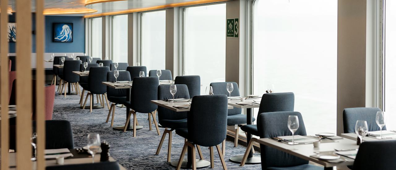 Genießen Sie Frühstück, Mittag- und Abendessen im Havrand Restaurant