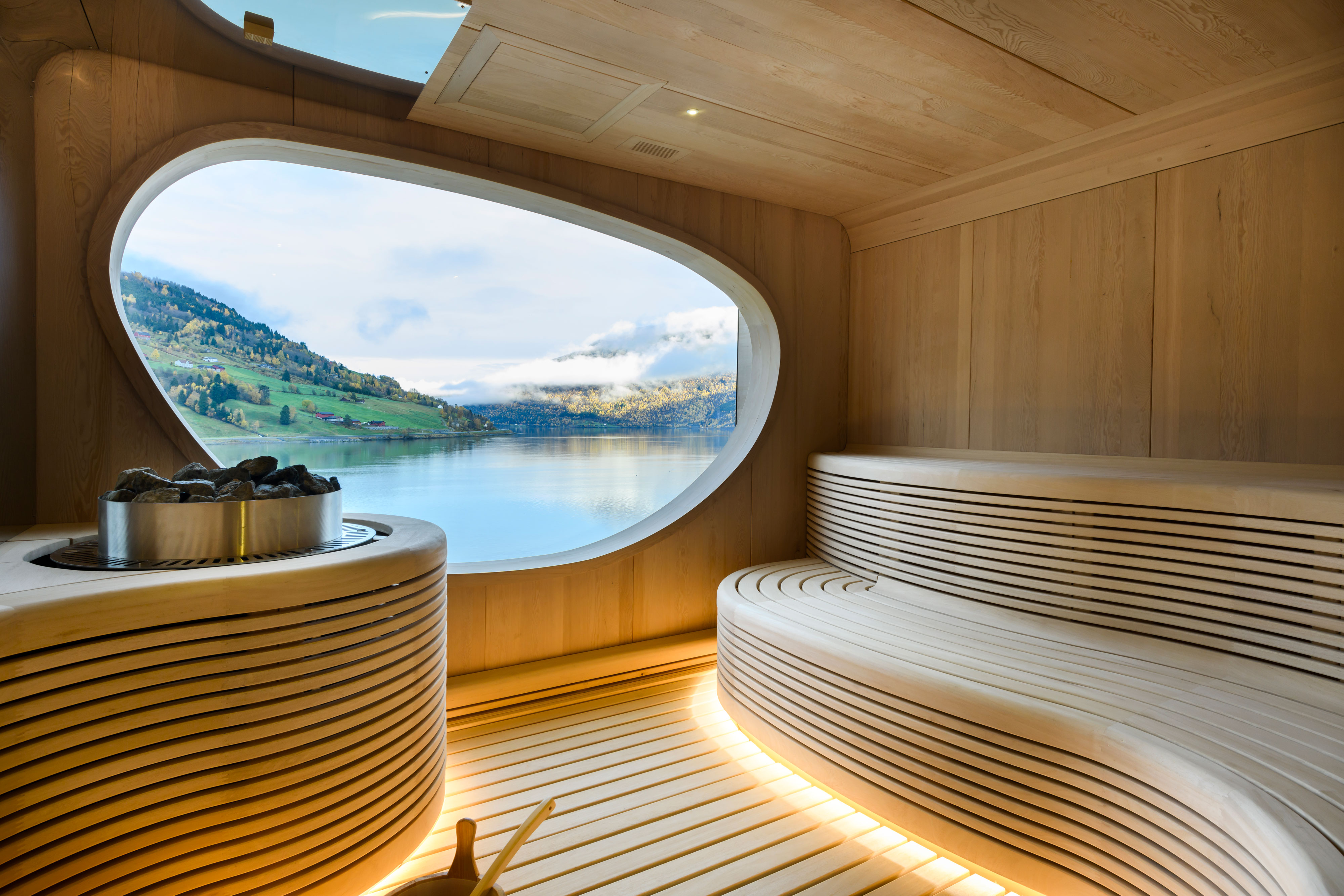 Lassen Sie in der Sauna die Seele baumeln