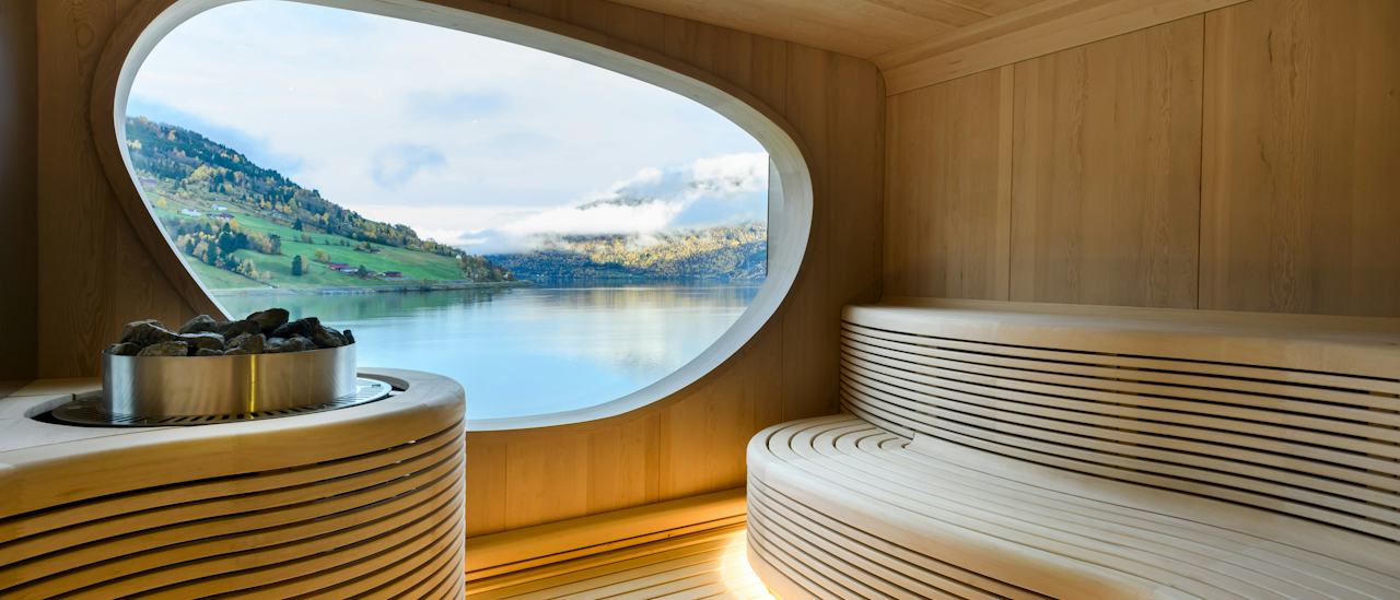 Lassen Sie in der Sauna die Seele baumeln