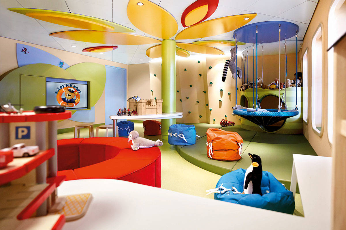 Der Kids Club für vier- bis zehnjährige Kinder