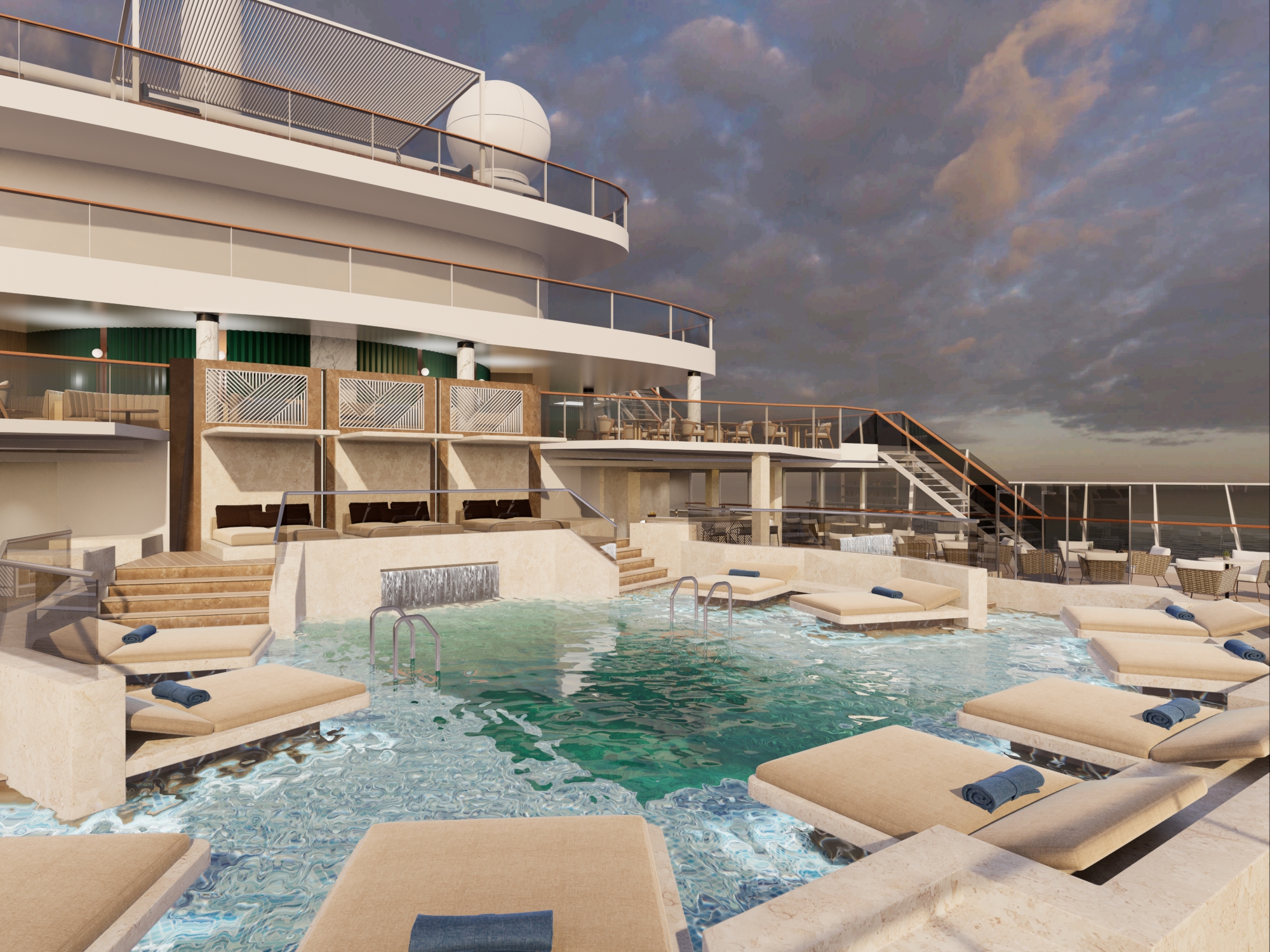 Atoll Pool & Bar – ein intimer Pool mit entspannter Atmosphäre