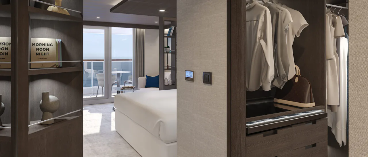 Das Design der Suiten wurde in Zusammenarbeit mit De Jorio und dem Architektur- und Innenarchitekturstudio NenMar entwickelt.