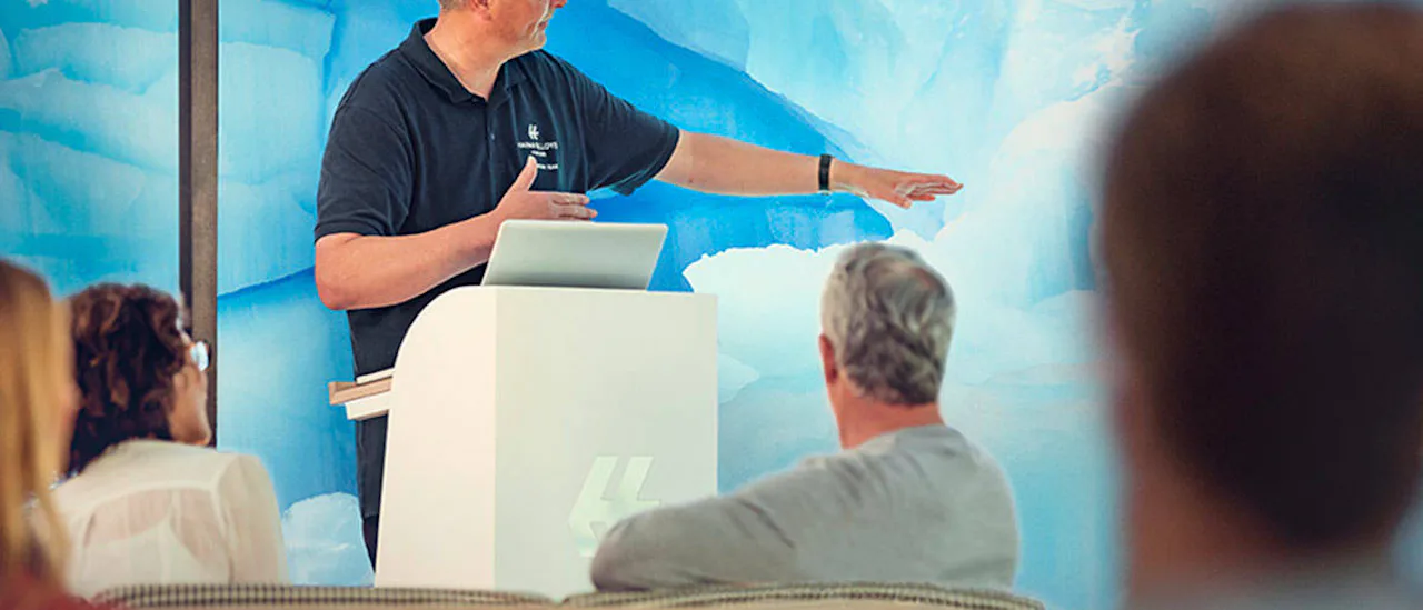 Lauschen Sie den Experten bei ihren täglichen Vorträgen im HanseAtrium.