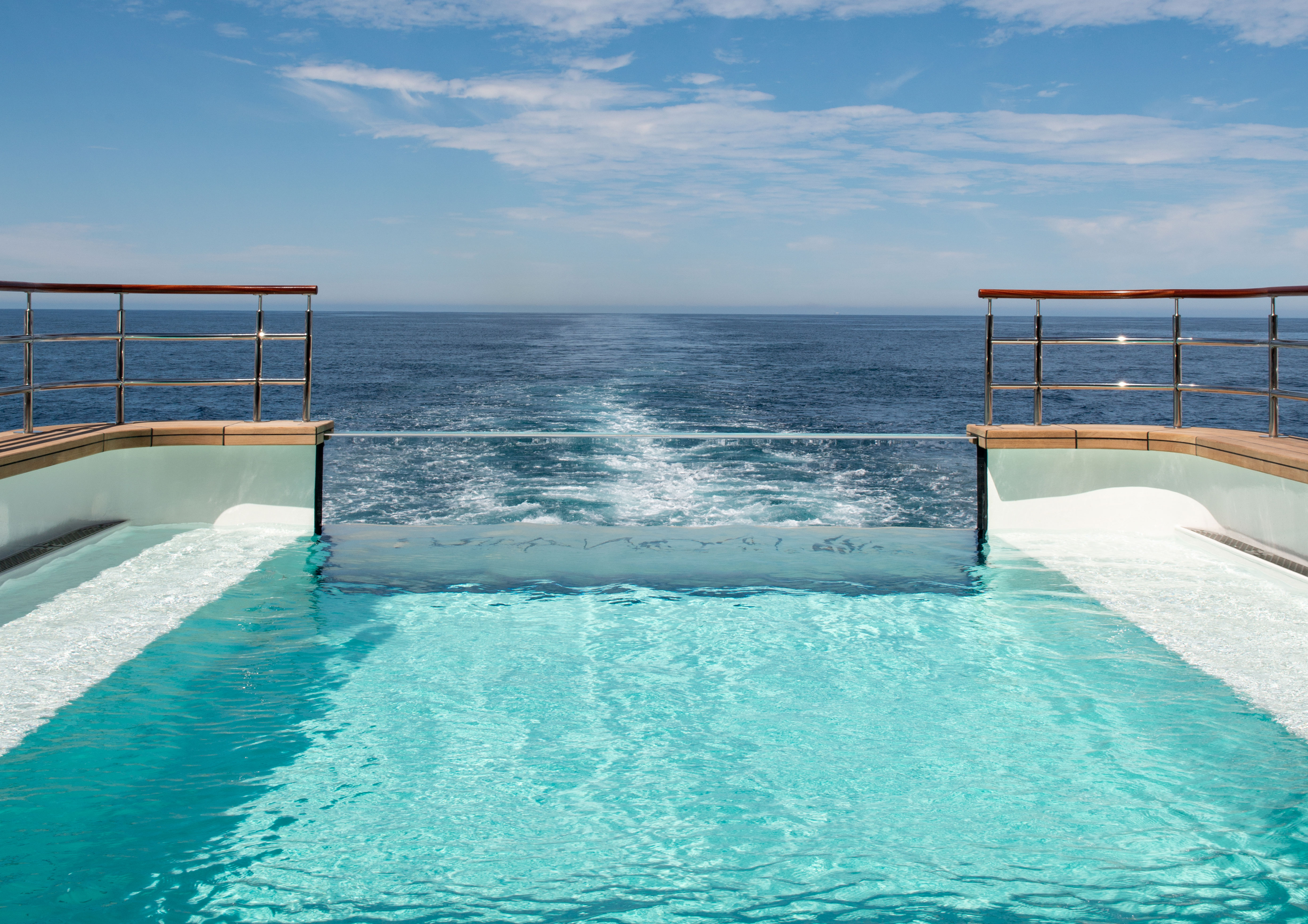 Der Infinity-Pool am Heck