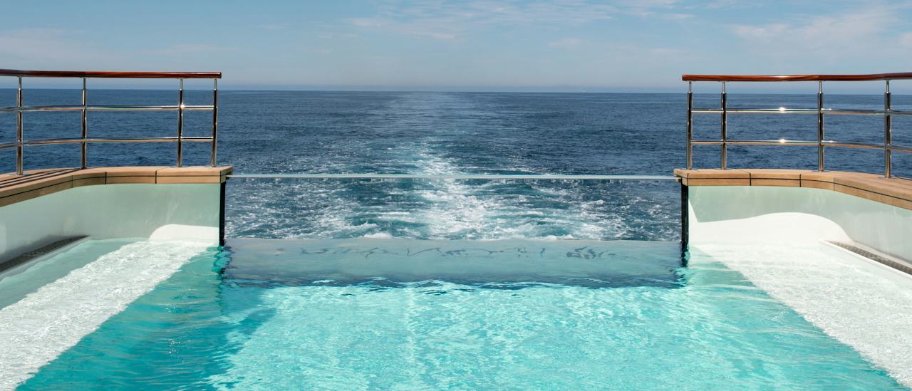 Der Infinity-Pool am Heck