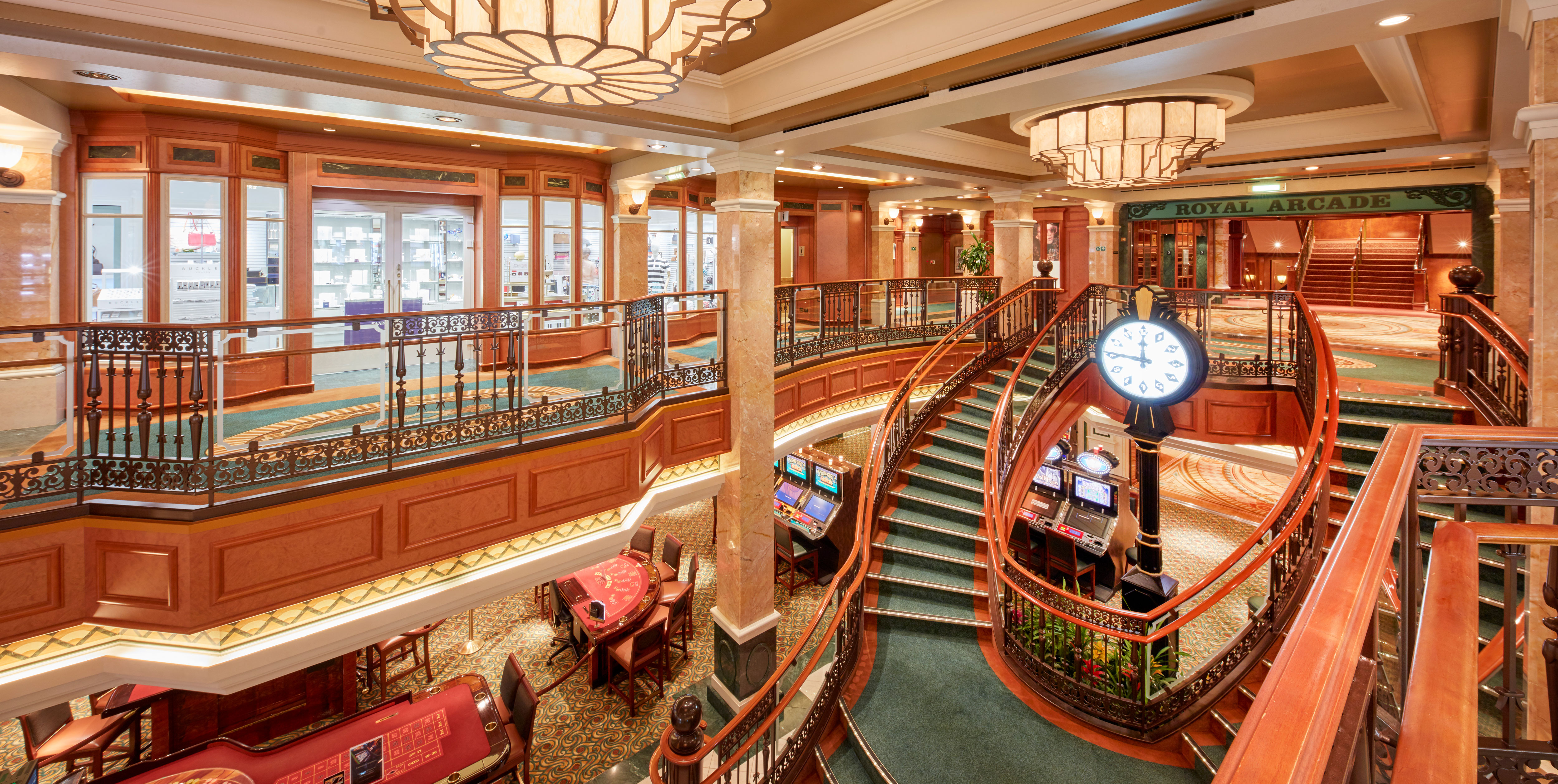 Die Boutiquen in der Royal Arcade