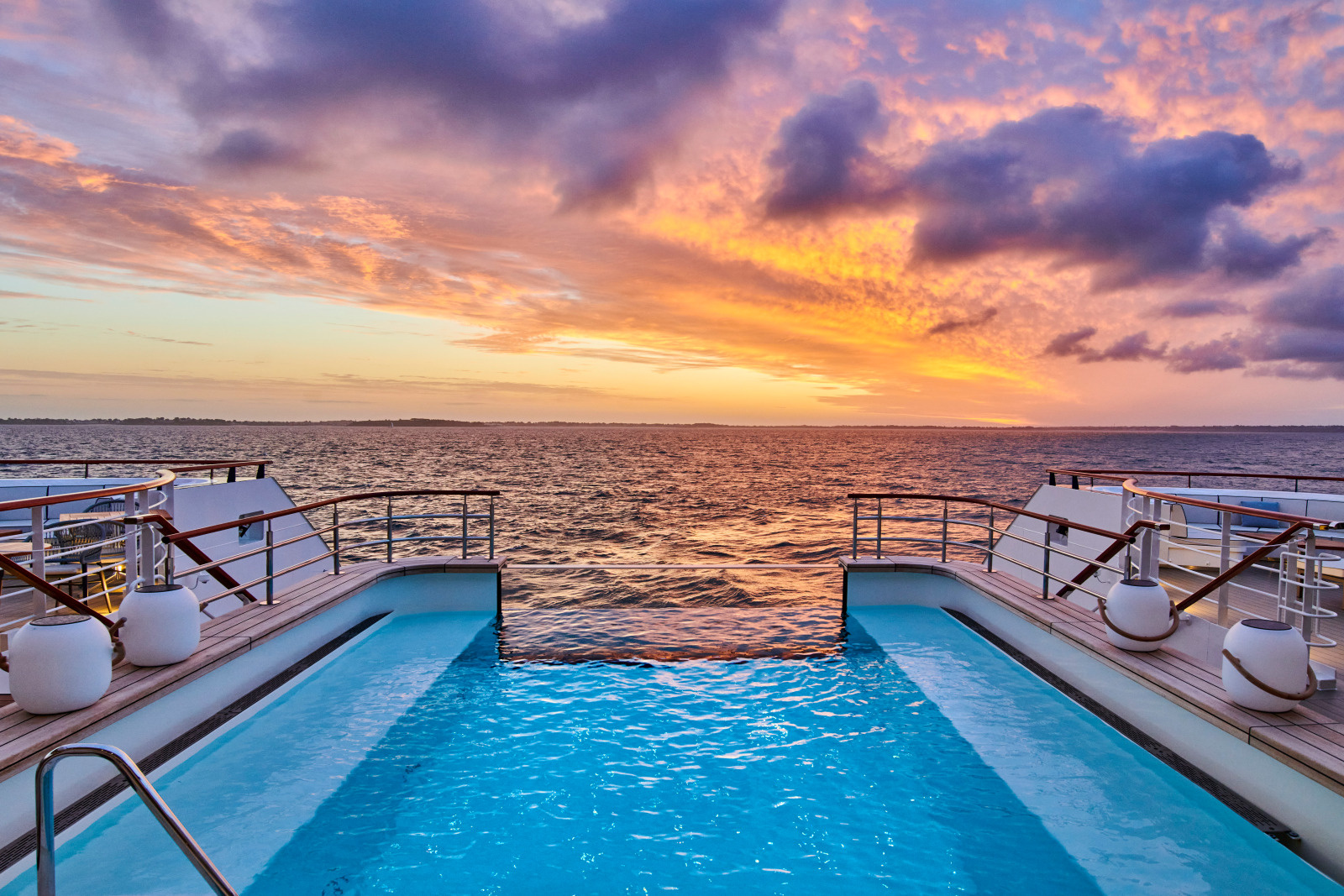 Der Infinity-Pool am Heck