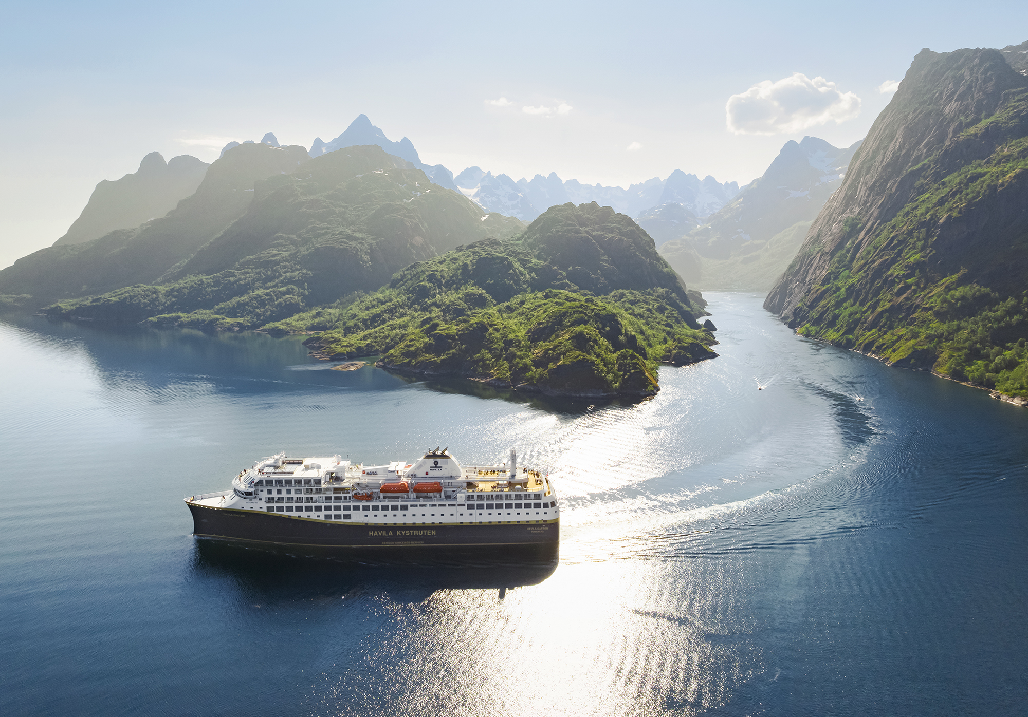 Havila Castor, Norwegische Fjorde
