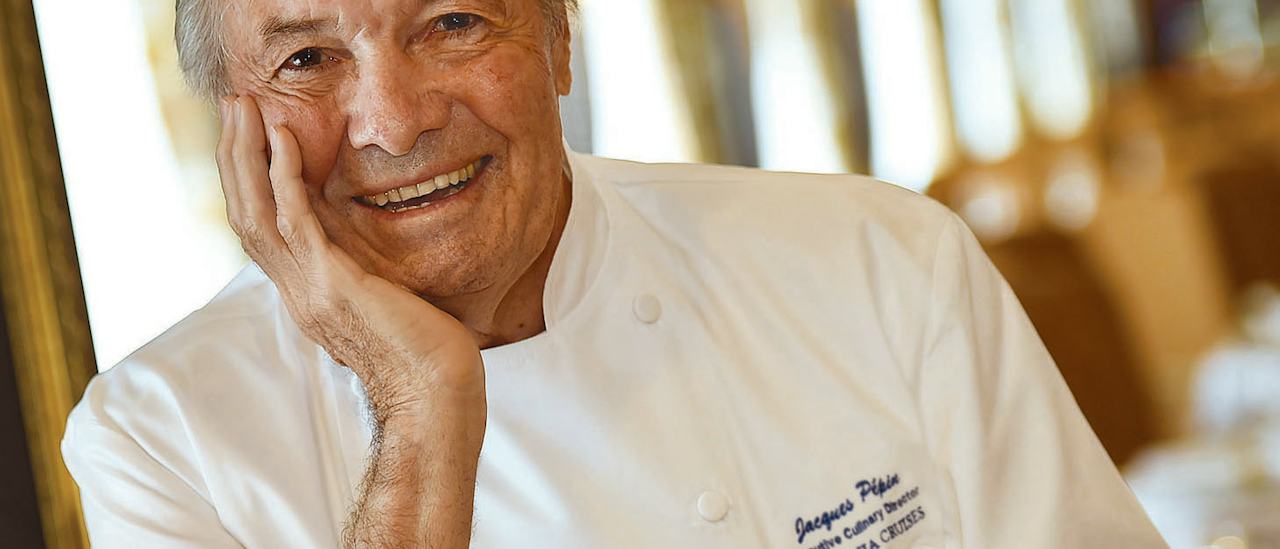 Der gefeierte Küchenchef Jacques Pepin