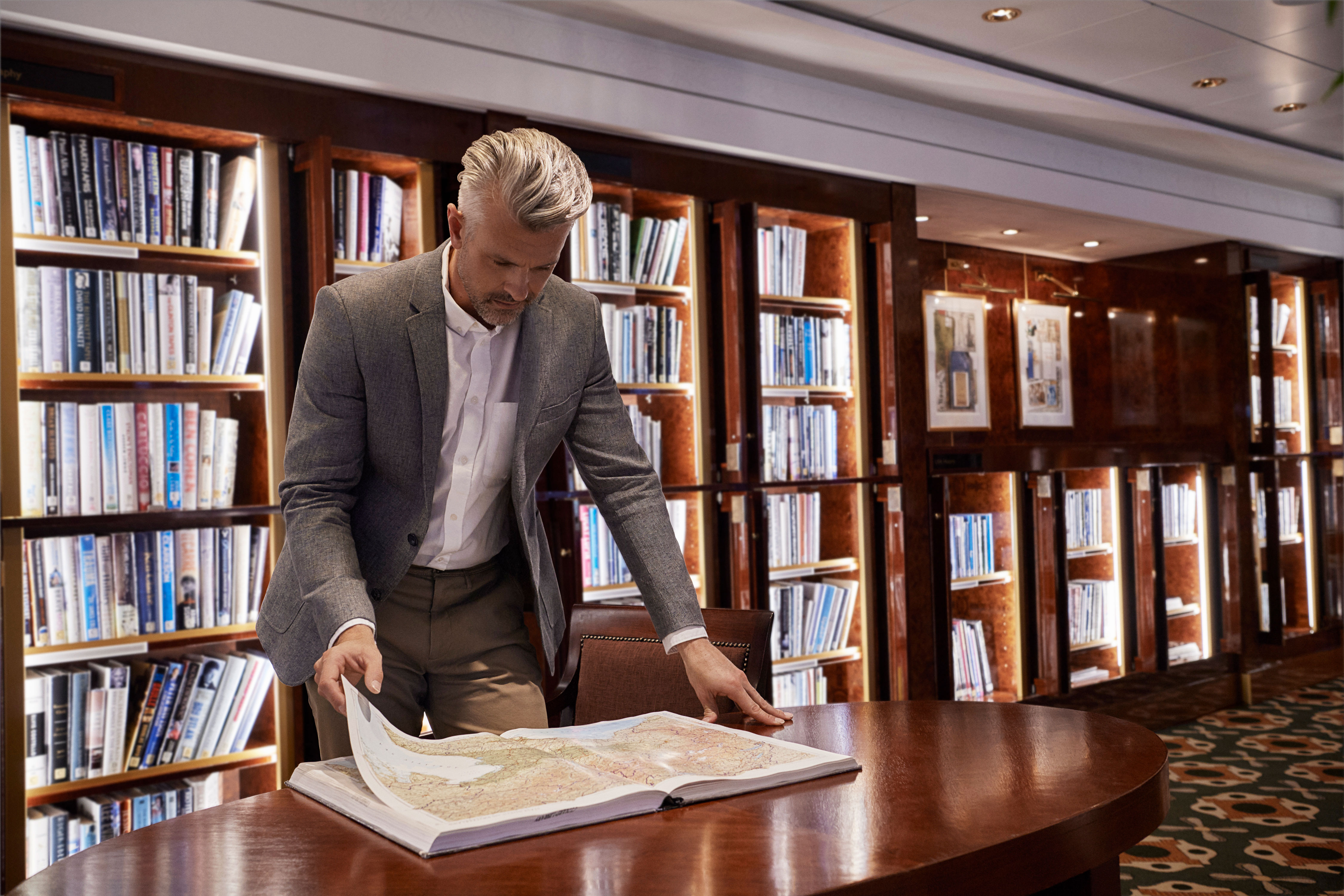 Die vielleicht am besten ausgestattete Bibliothek auf den sieben Weltmeeren