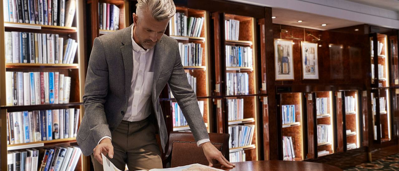 Die vielleicht am besten ausgestattete Bibliothek auf den sieben Weltmeeren