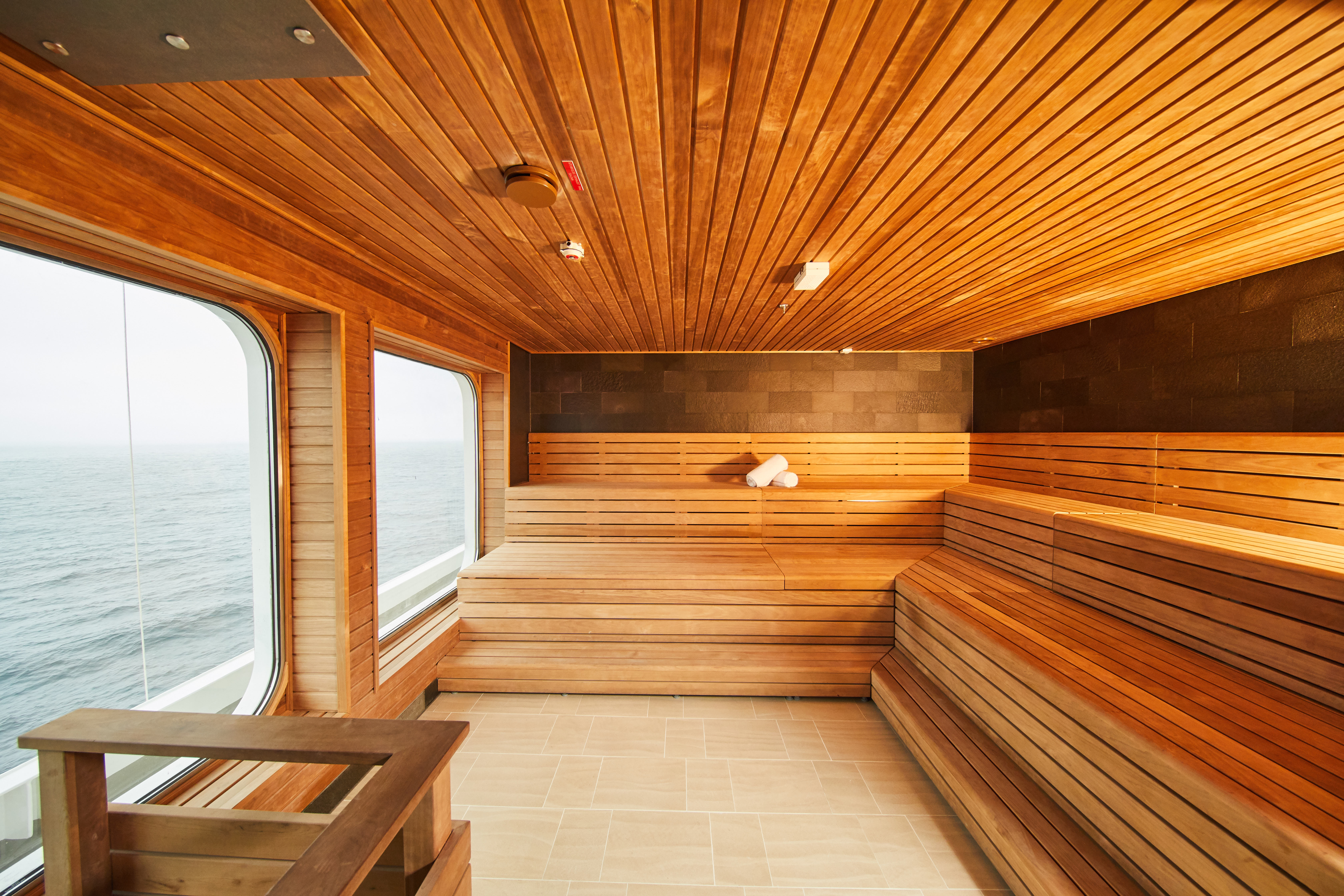 Sauna des Kreuzfahrtschiffes Hanseatic nature
