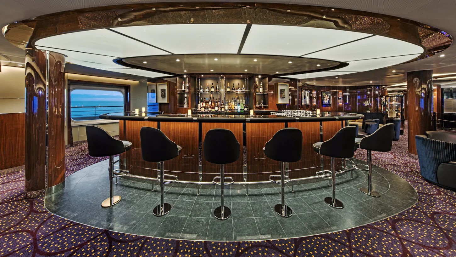Bar des Kreuzfahrschiffes Seabourn Ovation