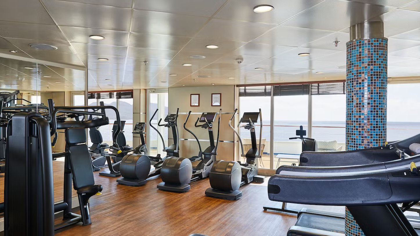 Fitnessraum des Kreuzfahrtschiffes Silver Moon