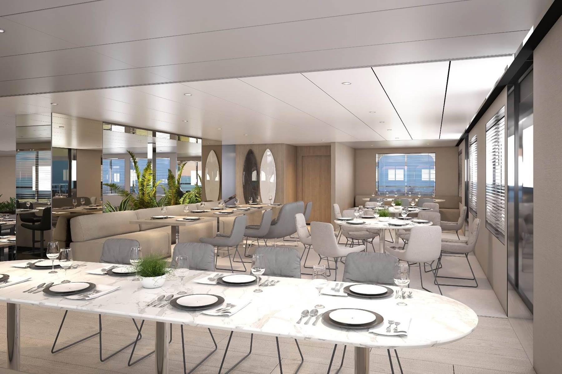 Restaurant des Kreuzfahrtschiffes Emerald Sakara