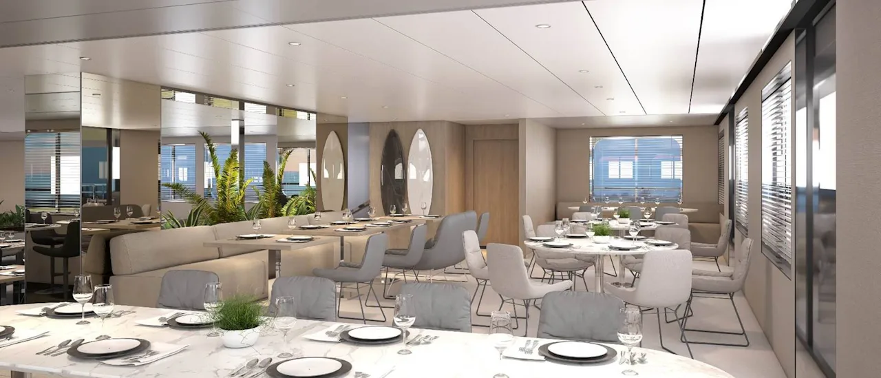 Restaurant des Kreuzfahrtschiffes Emerald Sakara