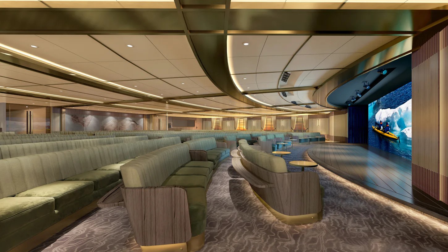 Auditorium des Kreuzfahrtschiffes Seabourn Venture