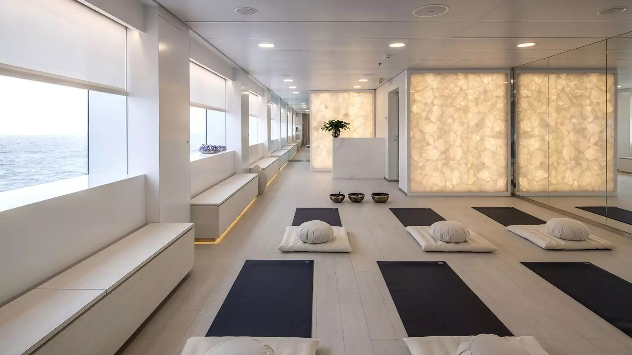 Yoga Studio des Kreuzfahrtschiffes Scenic Eclipse