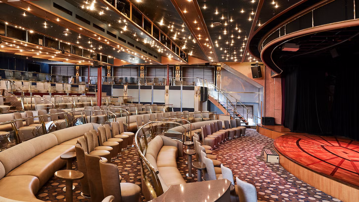 Theatersaal des Kreuzfahrtschiffes Silver Shadow