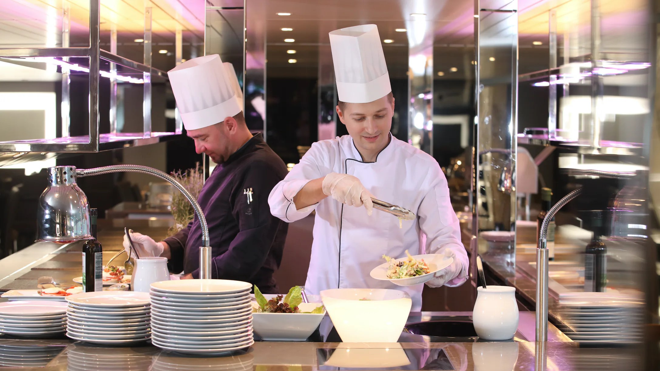 Live Cooking auf dem Kreuzfahrtschiff Scenic Amber