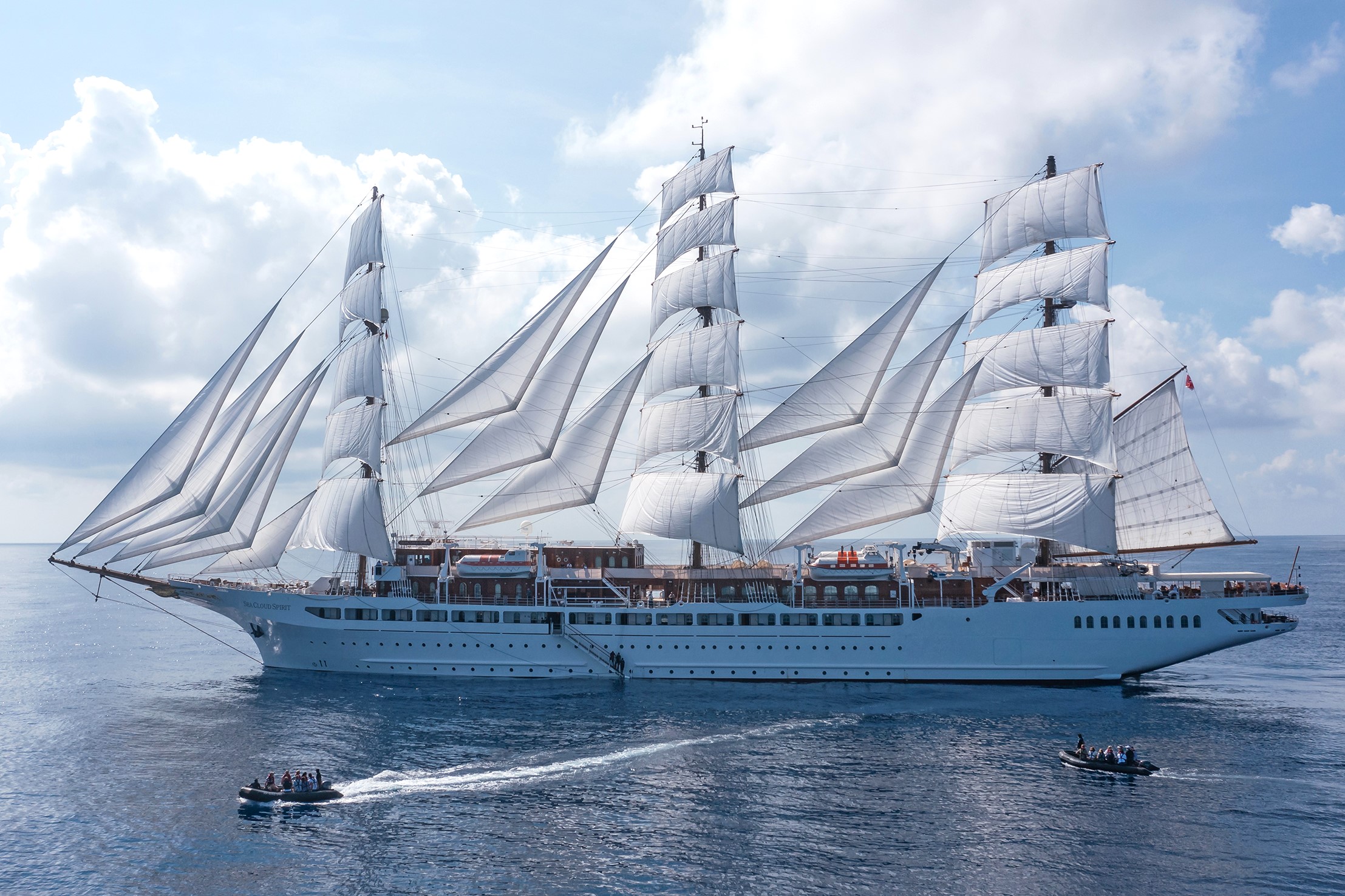 Kreuzfahrtschiff Sea Cloud Spirit Windjammer