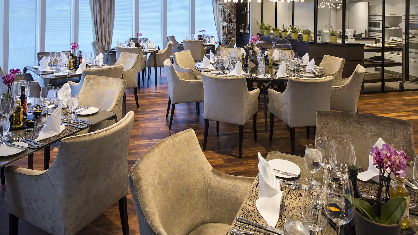 The Chef's Table Restaurant des Kreuzfahrtschiffes AmaLea