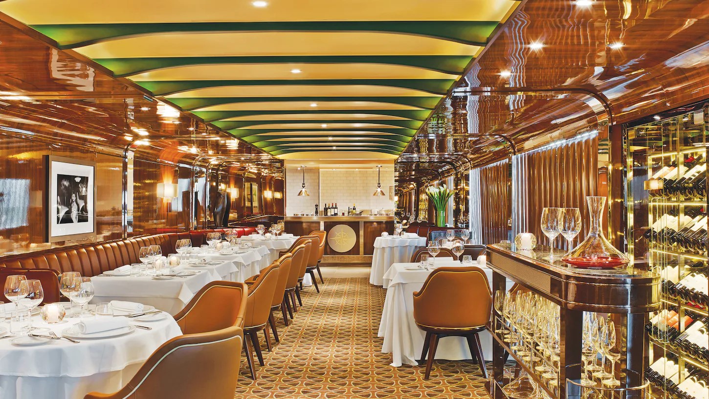 Restaurant des Kreuzfahrtschiffes Seabourn Sojourn